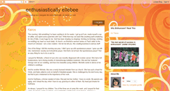 Desktop Screenshot of enthusiastically-ellebee.blogspot.com
