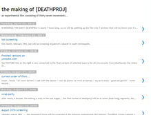 Tablet Screenshot of deathproj.blogspot.com