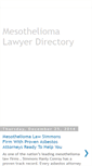 Mobile Screenshot of mesotheliomalawyerdirectory.blogspot.com
