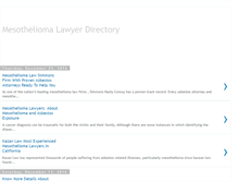 Tablet Screenshot of mesotheliomalawyerdirectory.blogspot.com