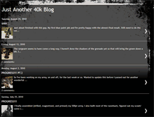 Tablet Screenshot of justanother40kblog.blogspot.com