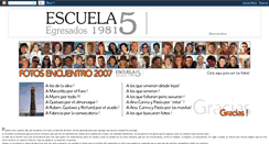 Desktop Screenshot of escuela5egresados1981.blogspot.com