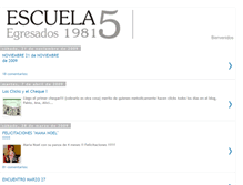 Tablet Screenshot of escuela5egresados1981.blogspot.com