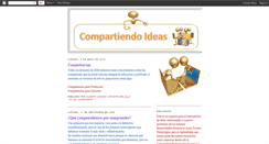 Desktop Screenshot of compartiendoideas5.blogspot.com
