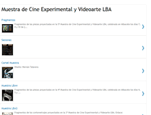 Tablet Screenshot of muestracineexperimentalyvideoartelba.blogspot.com
