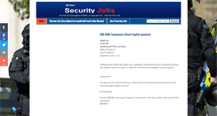 Desktop Screenshot of britishsecurityjobs.blogspot.com