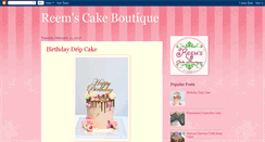 Desktop Screenshot of cake-boutique.blogspot.com