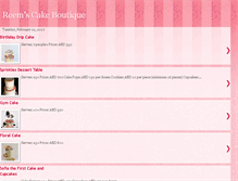 Tablet Screenshot of cake-boutique.blogspot.com