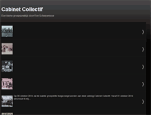 Tablet Screenshot of cabinetcollectif.blogspot.com