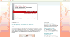 Desktop Screenshot of mikaelrnilsson.blogspot.com