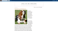 Desktop Screenshot of dogofmydreams.blogspot.com