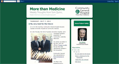 Desktop Screenshot of morethanmedicine.blogspot.com