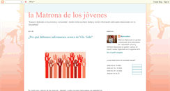 Desktop Screenshot of lamatronadelosjovenes.blogspot.com