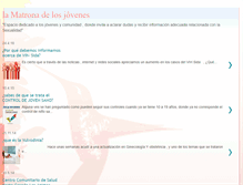Tablet Screenshot of lamatronadelosjovenes.blogspot.com