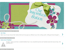 Tablet Screenshot of ourinspirationstation.blogspot.com