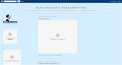 Desktop Screenshot of mislocurasypensamientos.blogspot.com