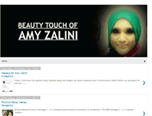 Tablet Screenshot of beautytouchofamyzalini.blogspot.com