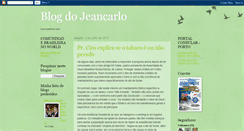 Desktop Screenshot of blogdojeancarlo.blogspot.com
