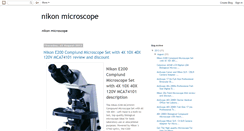 Desktop Screenshot of nikonmicroscope.blogspot.com