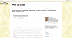 Desktop Screenshot of missetiqueta.blogspot.com