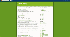 Desktop Screenshot of pienso-que.blogspot.com