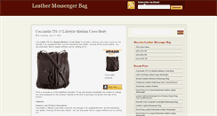 Desktop Screenshot of leather-messenger-bag.blogspot.com