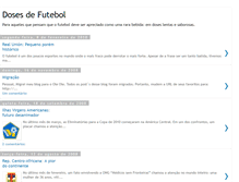 Tablet Screenshot of dosesdefutebol.blogspot.com
