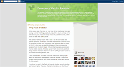 Desktop Screenshot of democracywatch-rwanda2010.blogspot.com