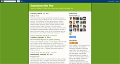 Desktop Screenshot of experiencethefire.blogspot.com