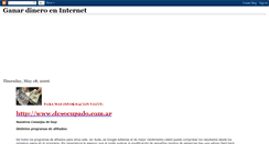 Desktop Screenshot of ganandotudinero.blogspot.com