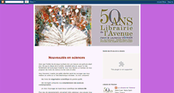 Desktop Screenshot of librairiedelavenue-veyrier.blogspot.com