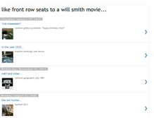 Tablet Screenshot of likefrontrowseats.blogspot.com