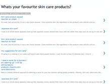 Tablet Screenshot of favourite-skin-care.blogspot.com