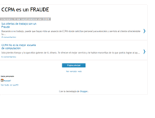 Tablet Screenshot of ccpm-fraude.blogspot.com