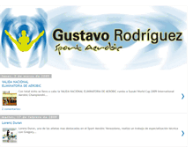 Tablet Screenshot of gustavorodriguezsportaerobic.blogspot.com