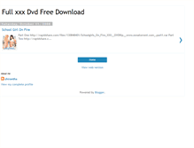 Tablet Screenshot of free-xxx-dvd.blogspot.com