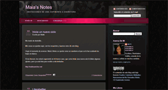 Desktop Screenshot of maiasnotes.blogspot.com