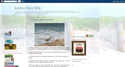 Desktop Screenshot of knitternavywife.blogspot.com