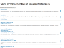 Tablet Screenshot of environnementcoutsstrategie.blogspot.com