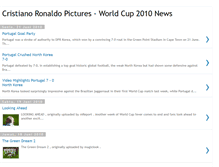 Tablet Screenshot of cristianoronaldopics.blogspot.com