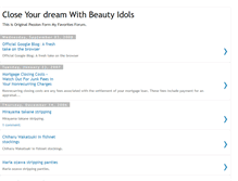 Tablet Screenshot of beautyidols.blogspot.com