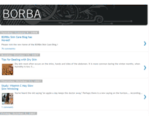 Tablet Screenshot of borbaskincareblog.blogspot.com
