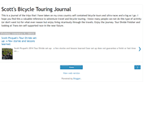 Tablet Screenshot of bicycletouringjournal.blogspot.com