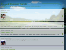 Tablet Screenshot of ajnguyenfamily.blogspot.com