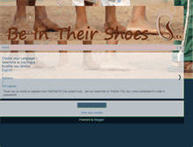 Tablet Screenshot of beintheirshoes.blogspot.com