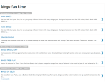 Tablet Screenshot of bingo-fun-time.blogspot.com