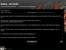 Tablet Screenshot of gamendtricks.blogspot.com