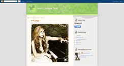 Desktop Screenshot of alavigne2009.blogspot.com