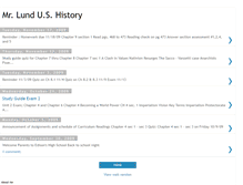 Tablet Screenshot of mrlundushistory.blogspot.com