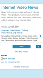 Mobile Screenshot of internet-video-news.blogspot.com